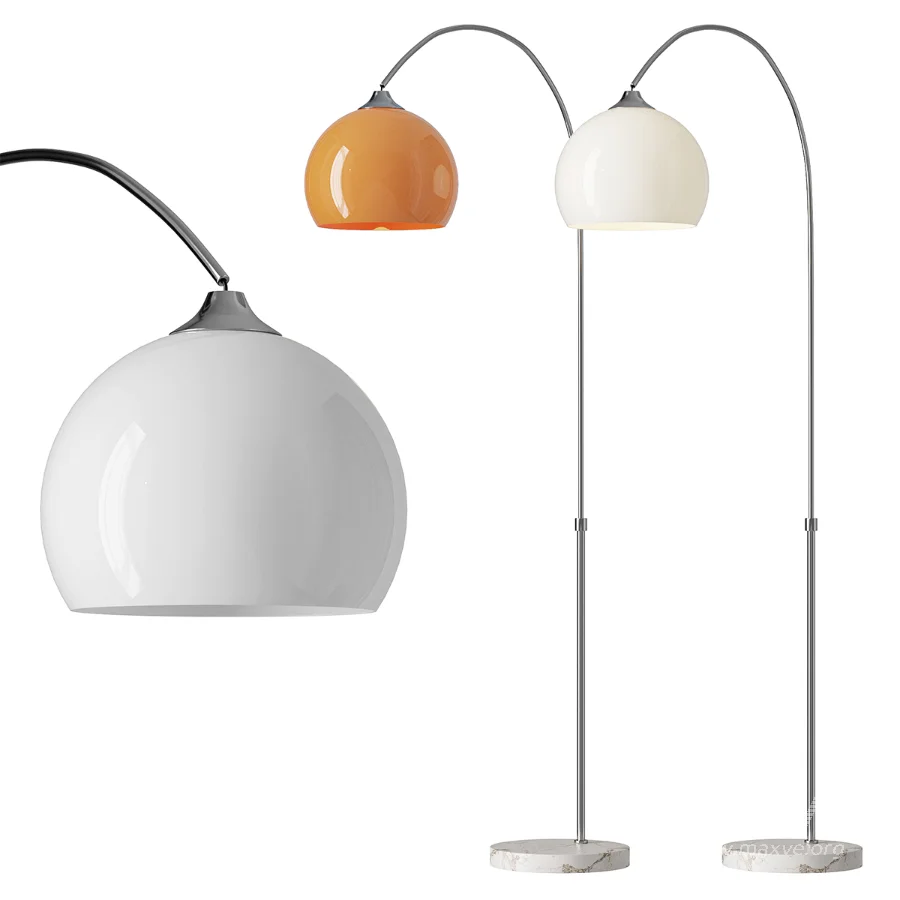 Nine Lighting Arch Marble Floor Lamp - Image 1