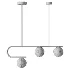 Postmodern Gold Linear Island Pendant Light 3 heads - Thumbnail 3