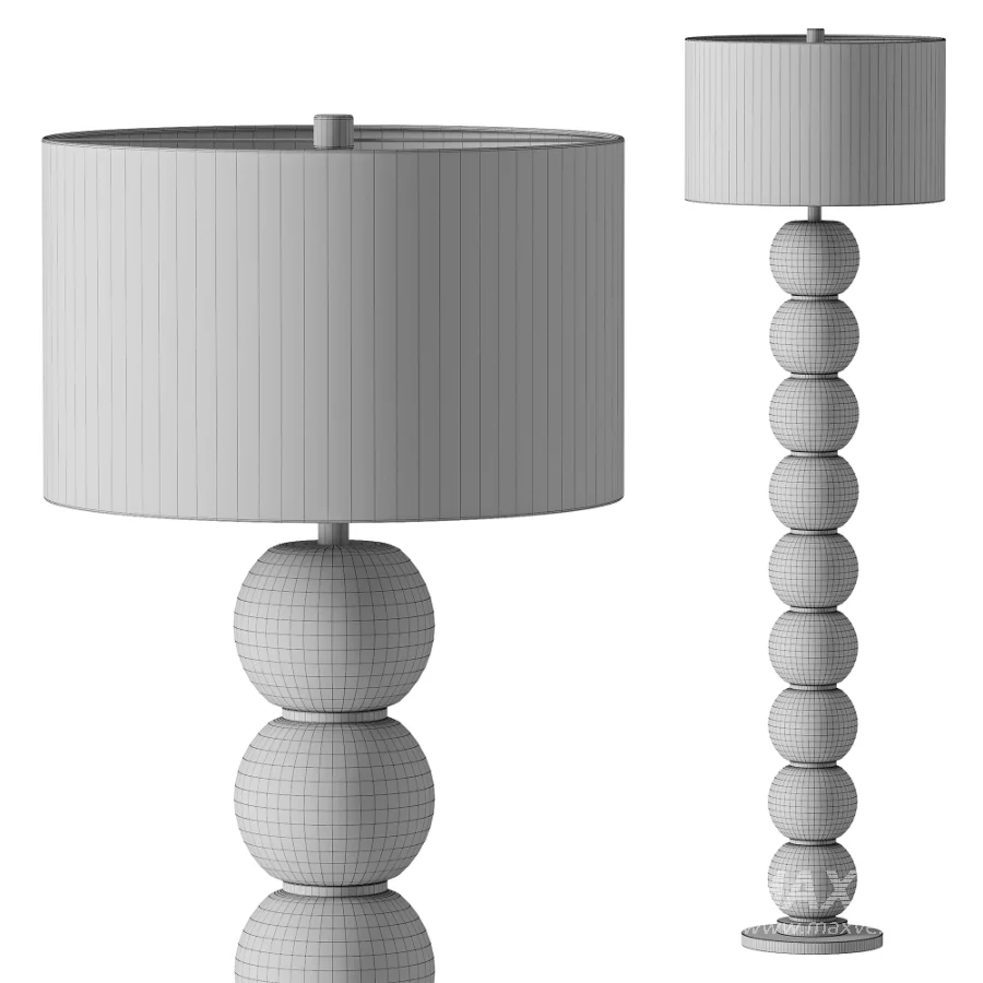 Surya Algarve Linen Floor Lamp - Image 3