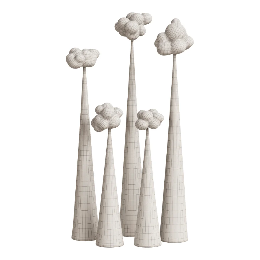 Decorative sculpture Cactus Clouds - Image 6