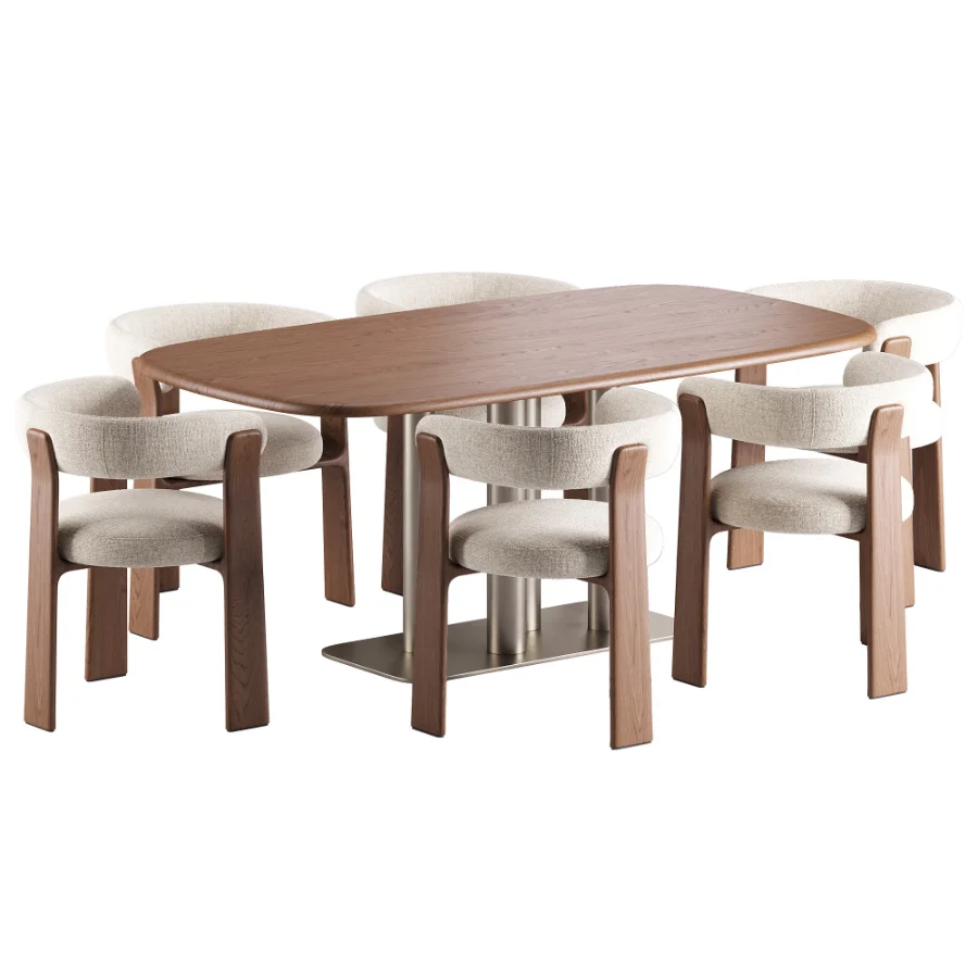 Granite 3 Legged Chair and Melvar Table - Image 5