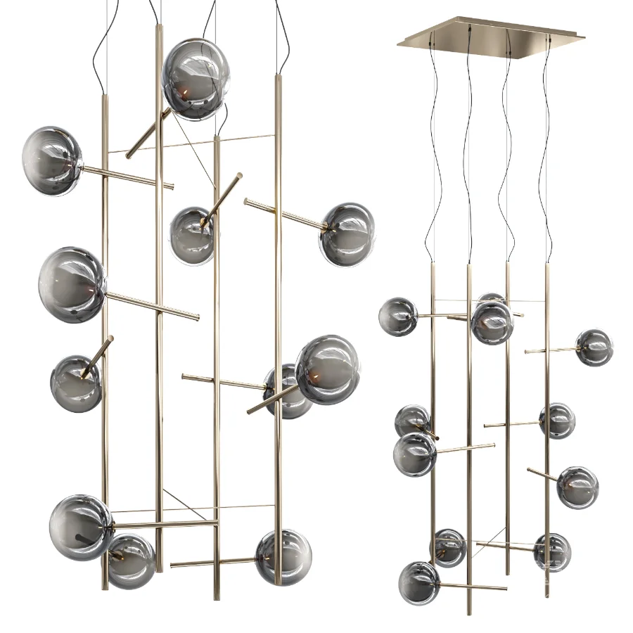 Suspension Lamp Bolle Tela Gallotti and Radice - Image 4