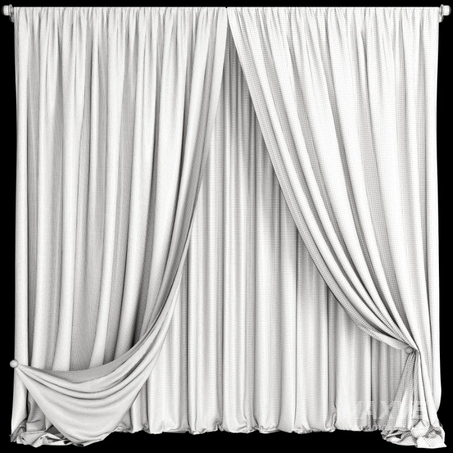 Silk and Cotton Curtain Set 112 - Image 6