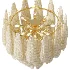 Eichholtz Chaves Brass Champagne Glass Chandelier - Thumbnail 3