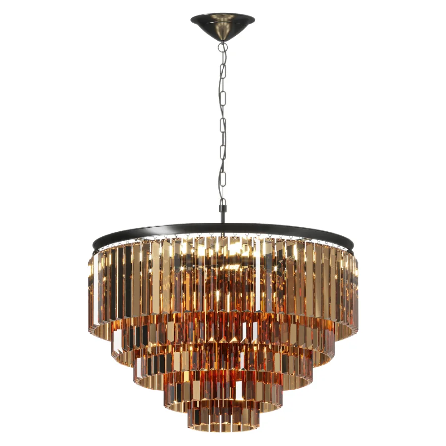 Simig Lighting Vintage Crystal Prism Chandelier - Image 2