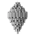 Addis Polished Chrome Chandelier White - Thumbnail 5