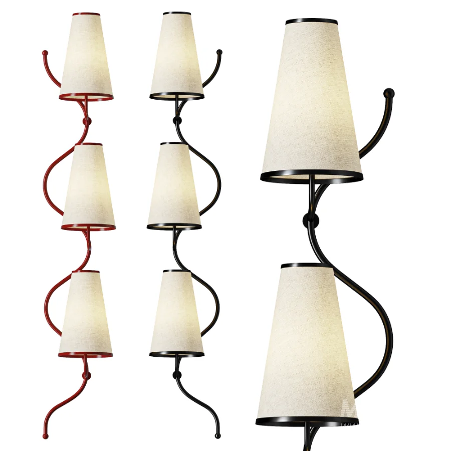 Jean Royere Ondulation Wall Lights - Image 1