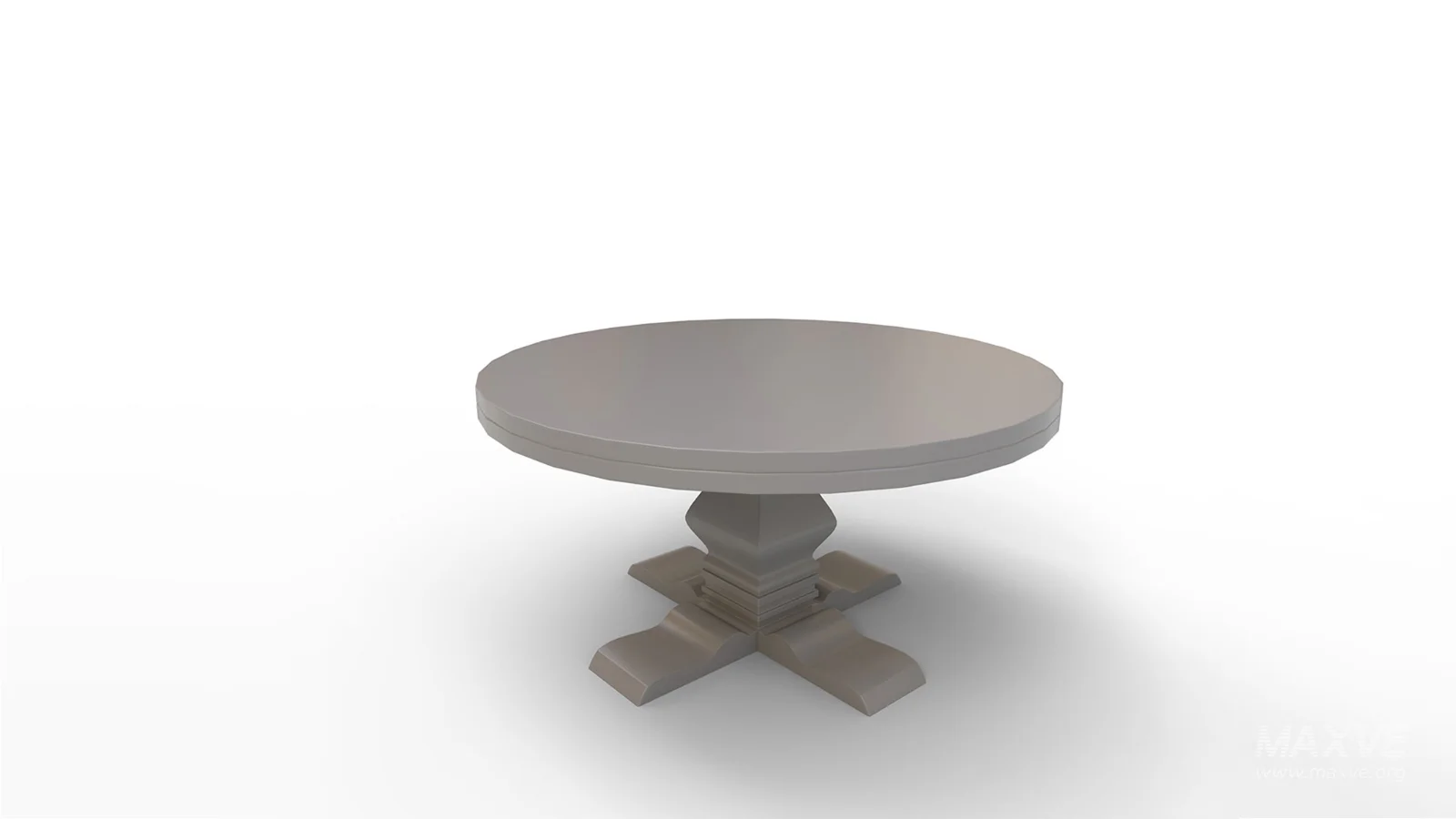 Candace Round Solid Wood Dining Table - Image 3
