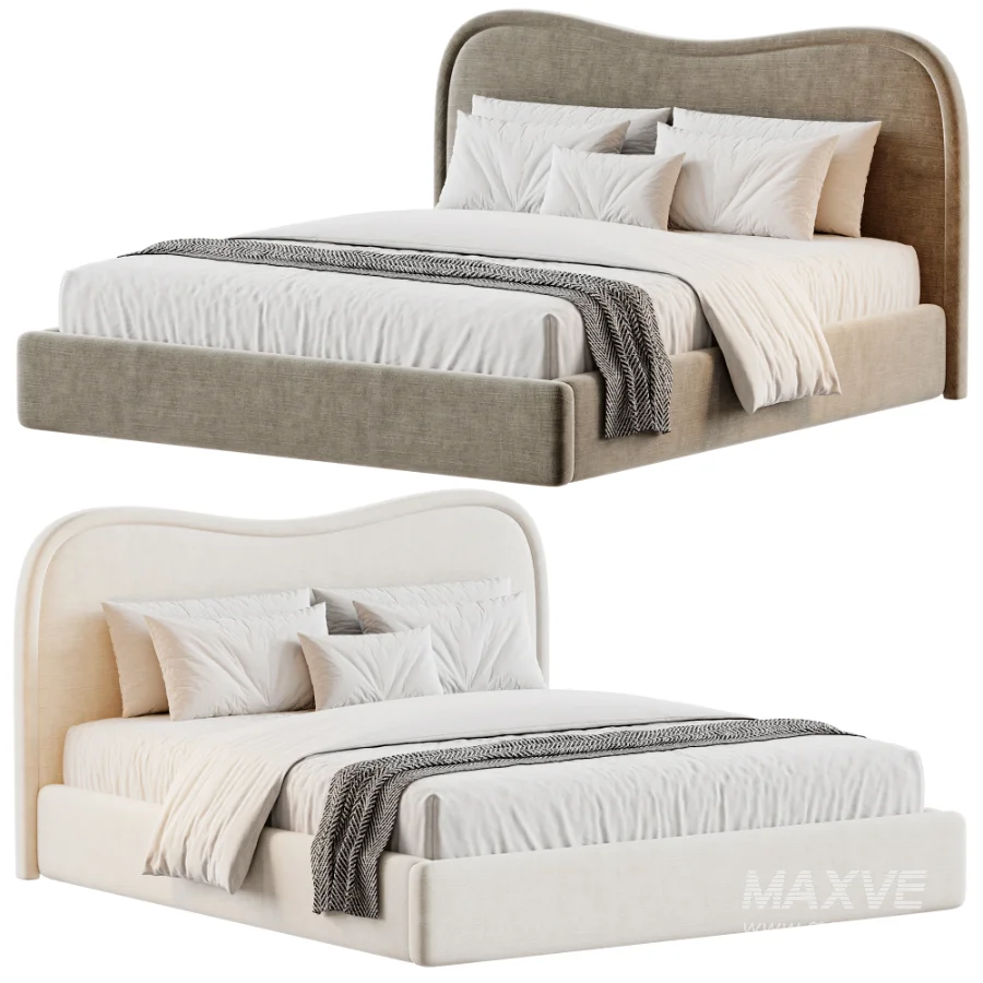 Lioren Upholstered Bed - Image 1