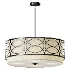 Wrought Studio Black Fabric Drum Chandelier 4 Light - Thumbnail 2