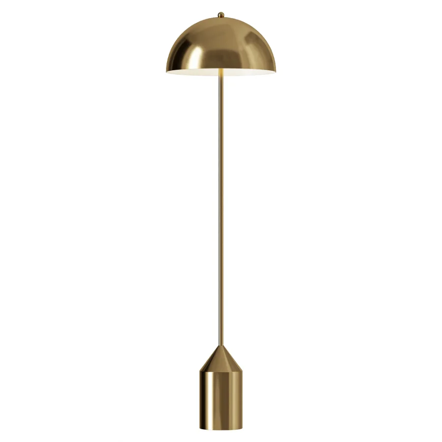 Spun Brass Floor Lamp - Image 2