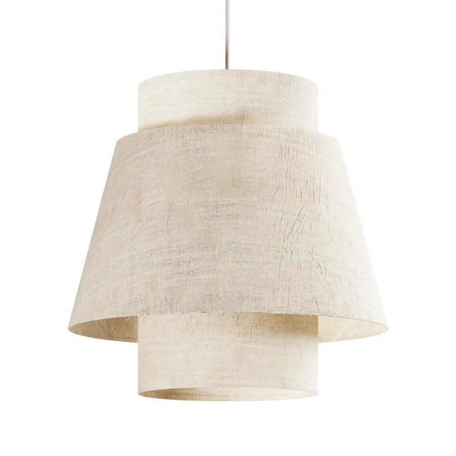 Japandi Tribute Cream Pendant Lamp - Image 4