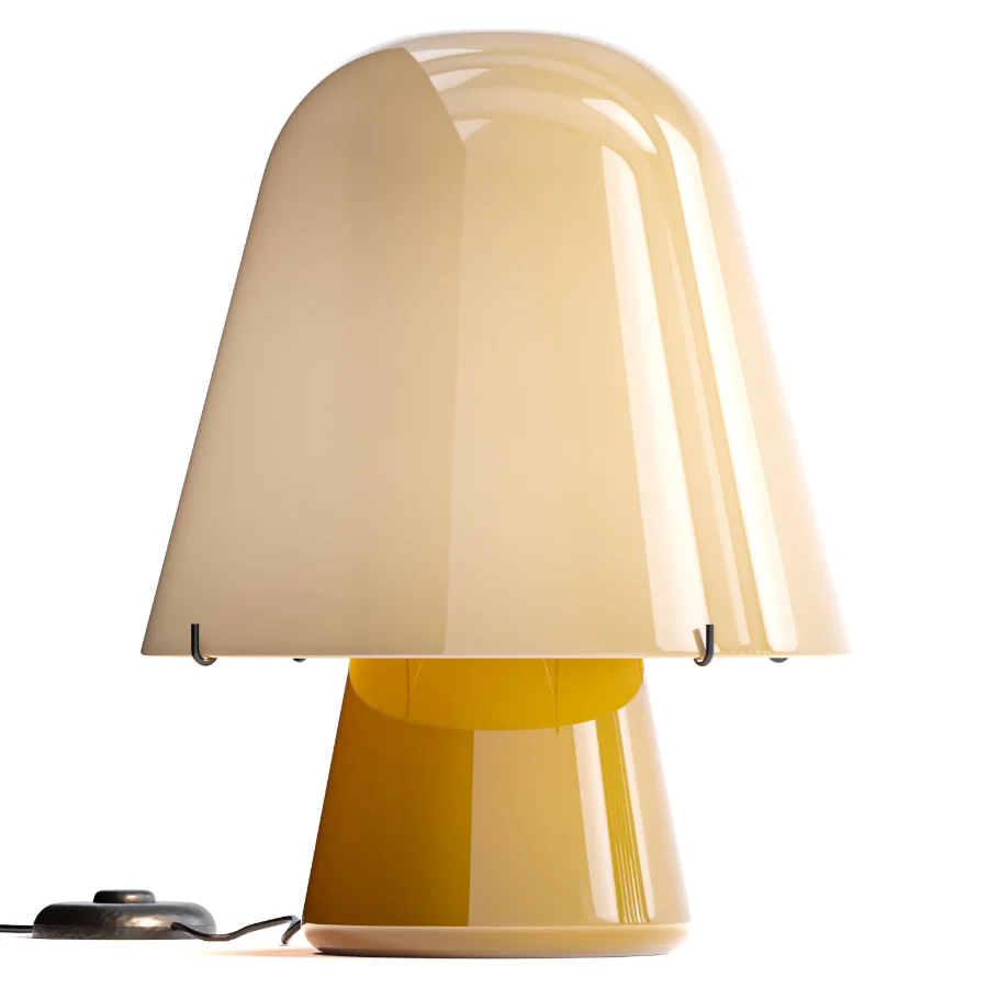 Gilmore Glass Mushroom Table Lamp - Image 1
