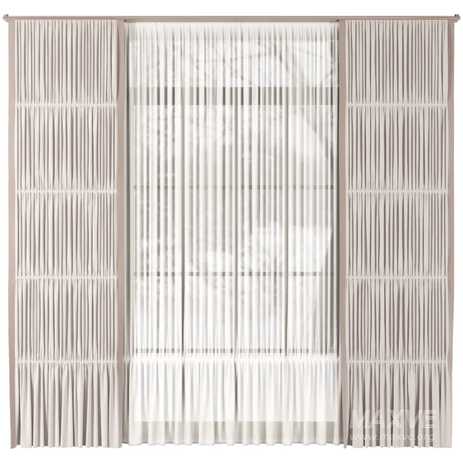 Silk and Cotton Curtain Set 114 - Image 1