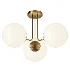 Kaynen 3 Light Modern Sputnik Semi Flush Mount - Thumbnail 1