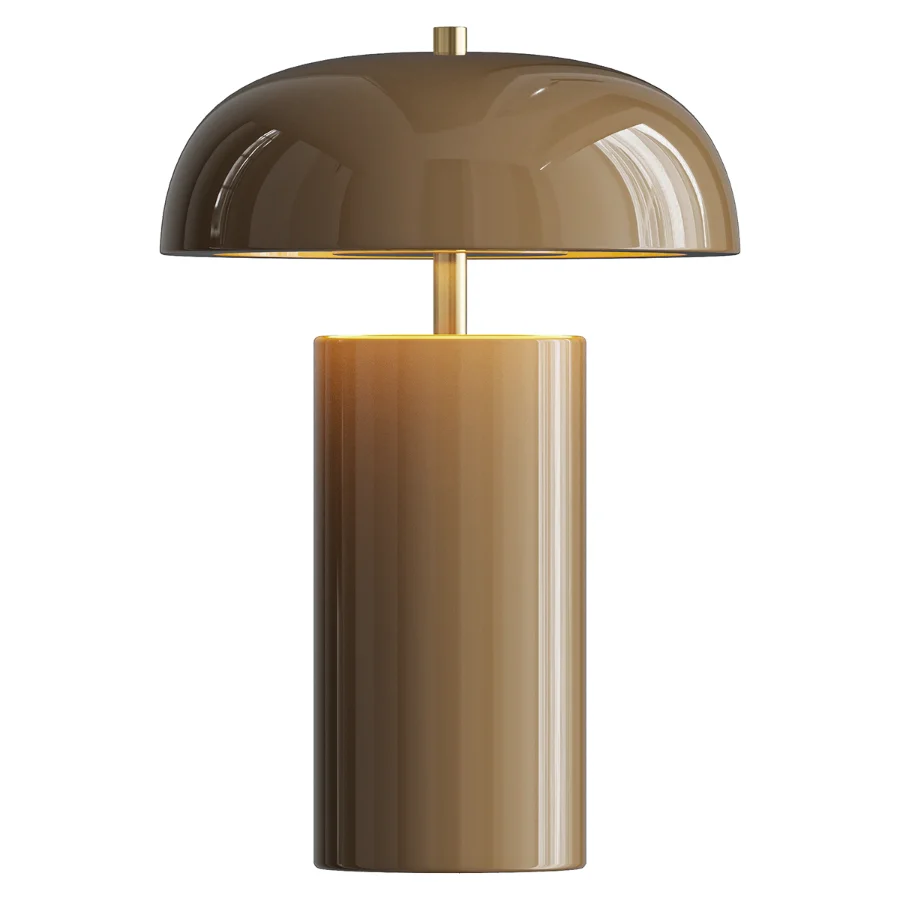 Green Metallic Dome Table Lamp - Image 2