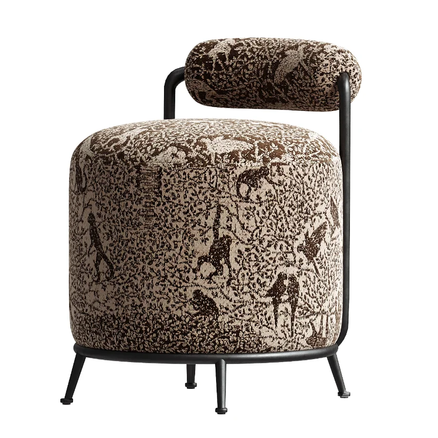 Gwendolyn Accent Stool Amber Lewis Four Hands - Image 4