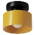 SohoLife Moriglaze Cylinder Glass Flush Ceiling Light - Thumbnail 1