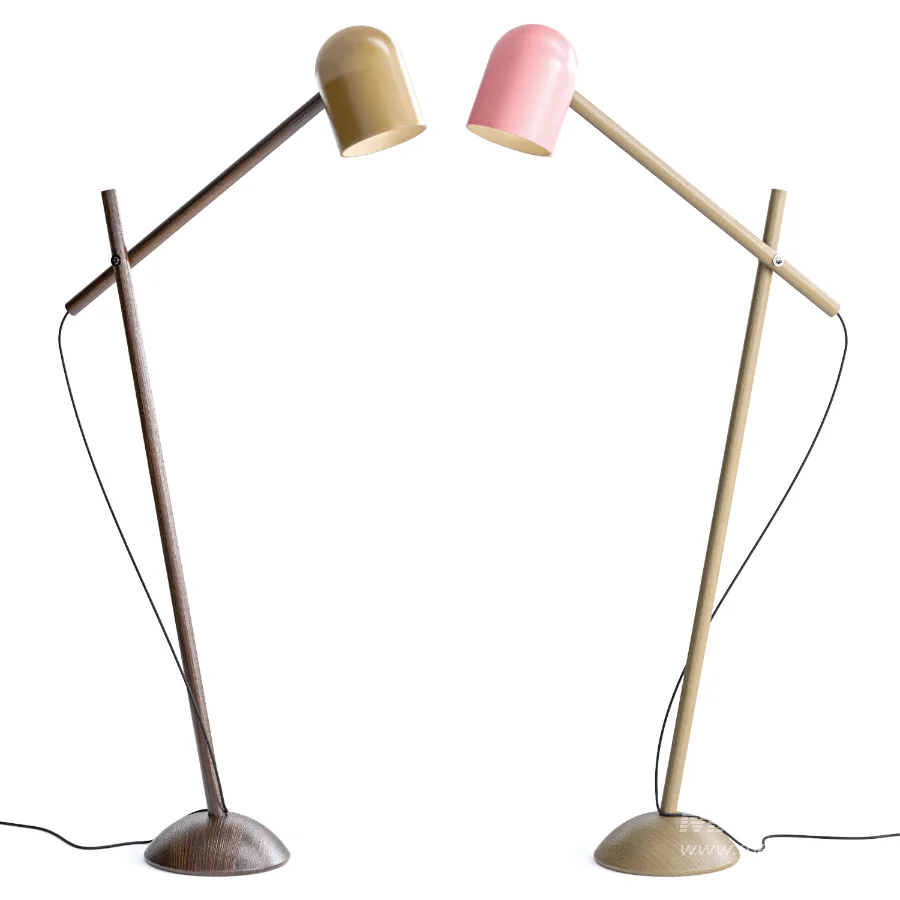 Led Steel Floor Lamp - Image 1