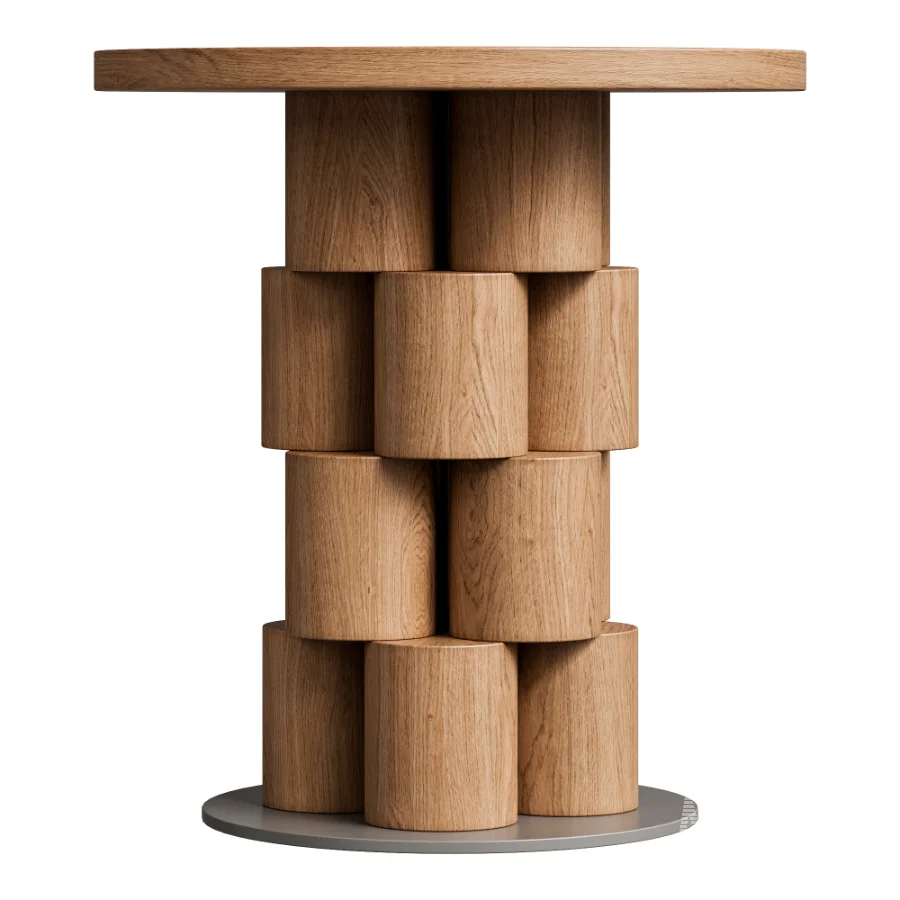 Kari Side Table Teak d45 - Image 3