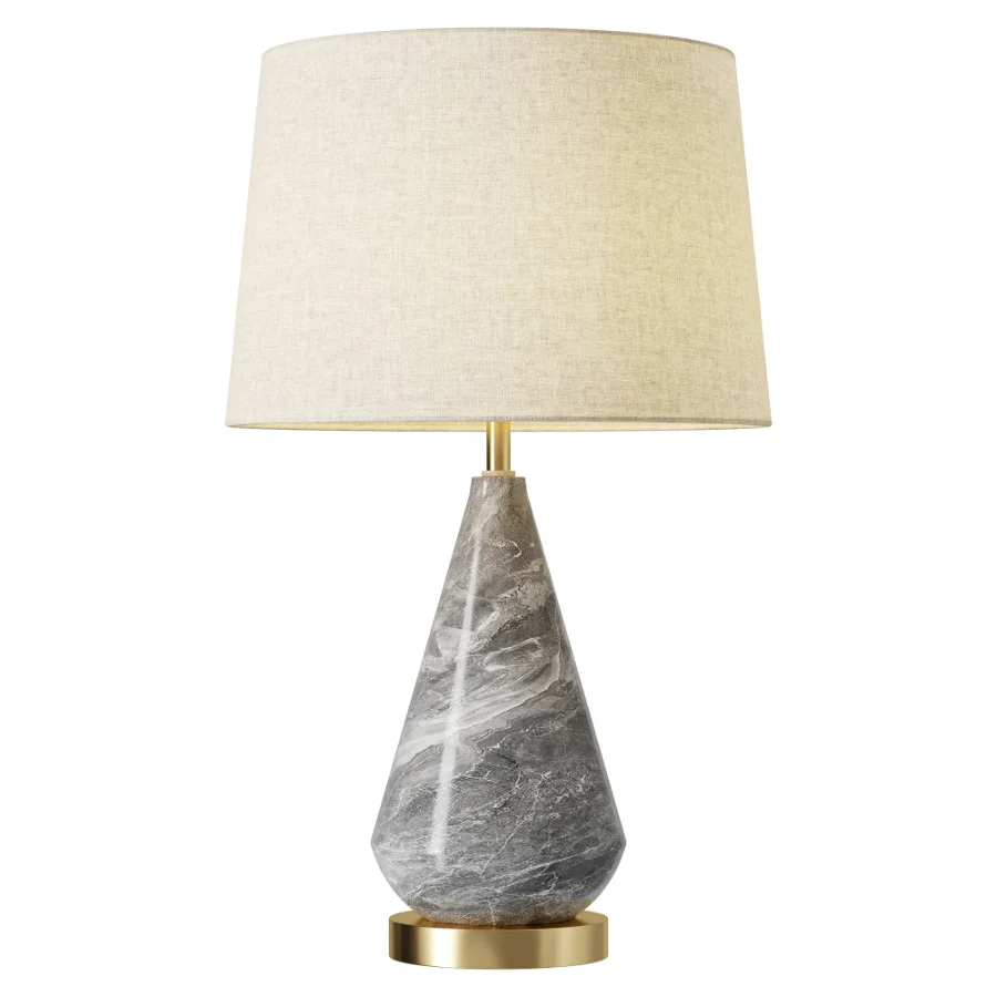 Marble Diamond Table Lamp - Image 1