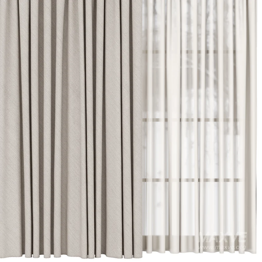 Silk and Cotton Curtain Set 117 - Image 3