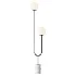 LEIF IRON AND MARBLE FLOOR LAMP - Thumbnail 3