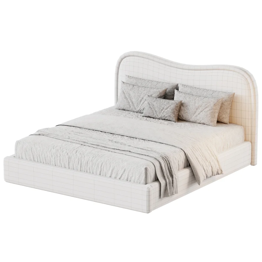 Lioren Upholstered Bed - Image 4