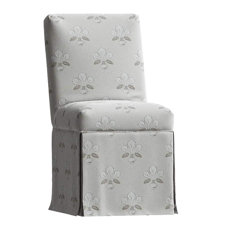 Owen Skirted Slipcover Side Chair - Image 2