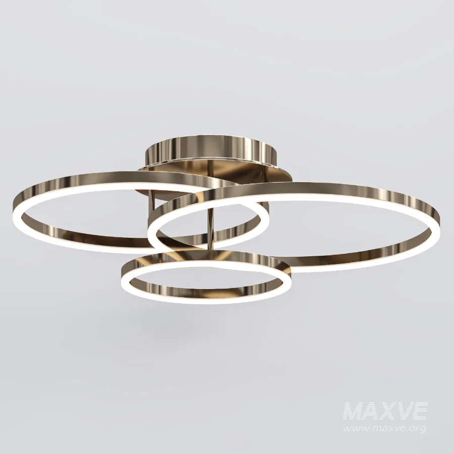 Karagh 3 Light Flush Mount Ceiling - Image 1