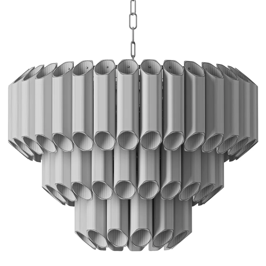 Aurum Cascade Glass Chandelier - Image 3