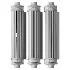 Belae Modern Sleek Cylindrical Glass Wall Sconce - Thumbnail 3
