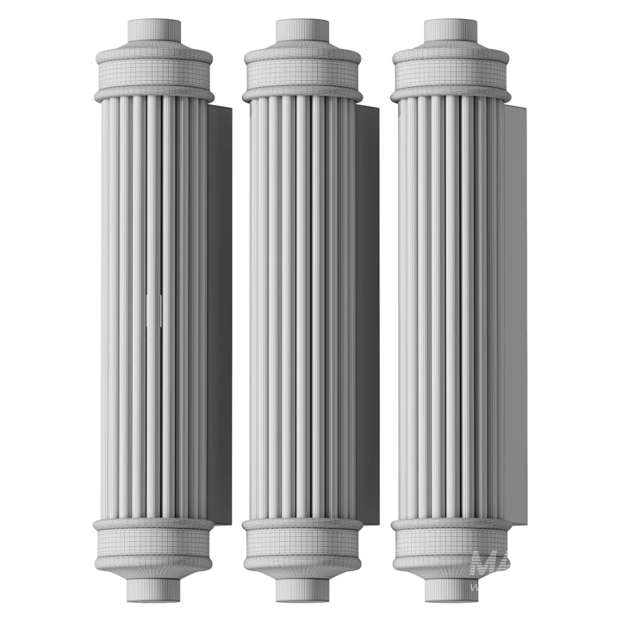 Belae Modern Sleek Cylindrical Glass Wall Sconce - Image 3