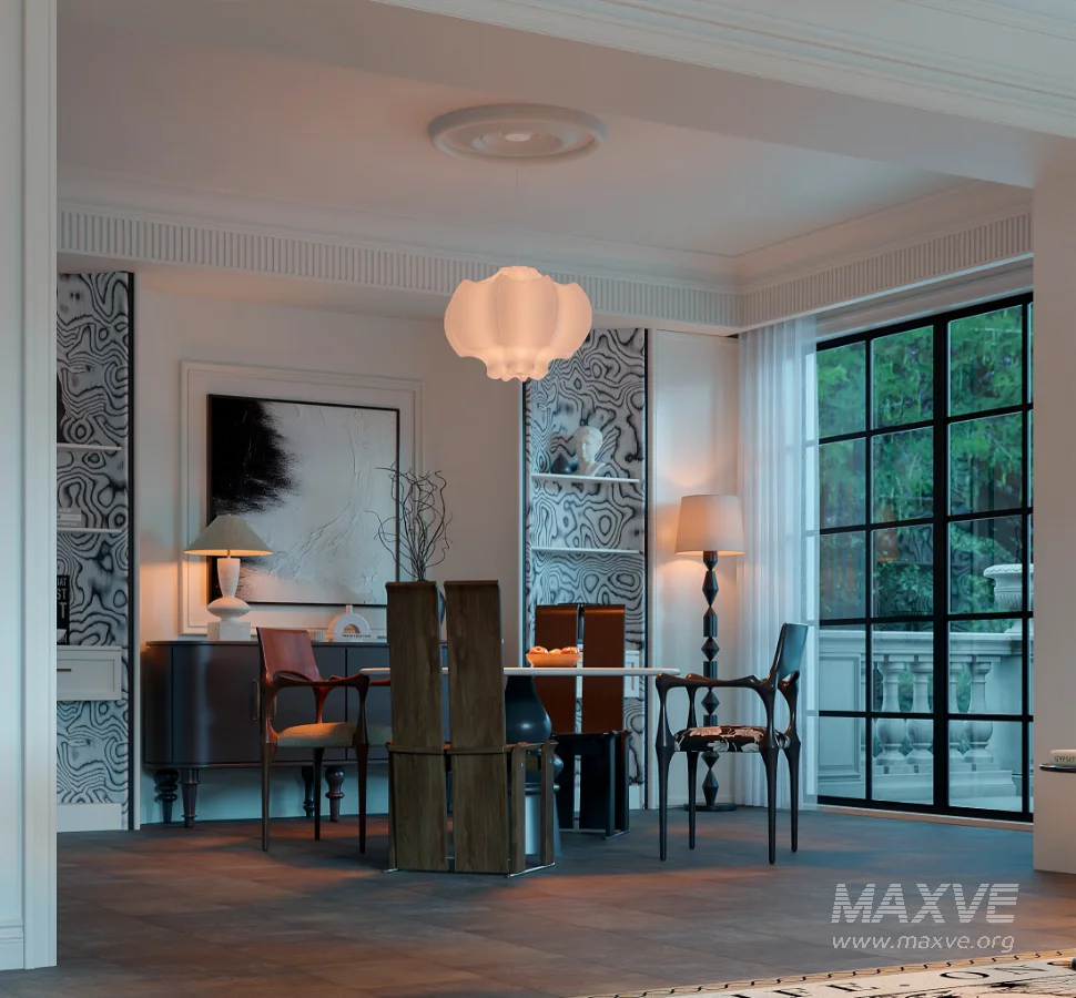 Eclectic living and dining room - Image 3