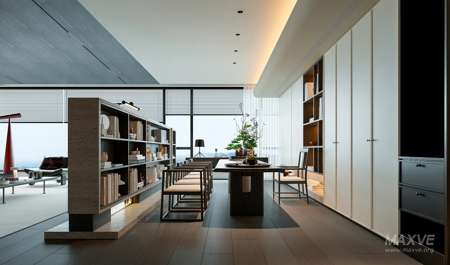 Eclectic living room and tea room interior - Image 1