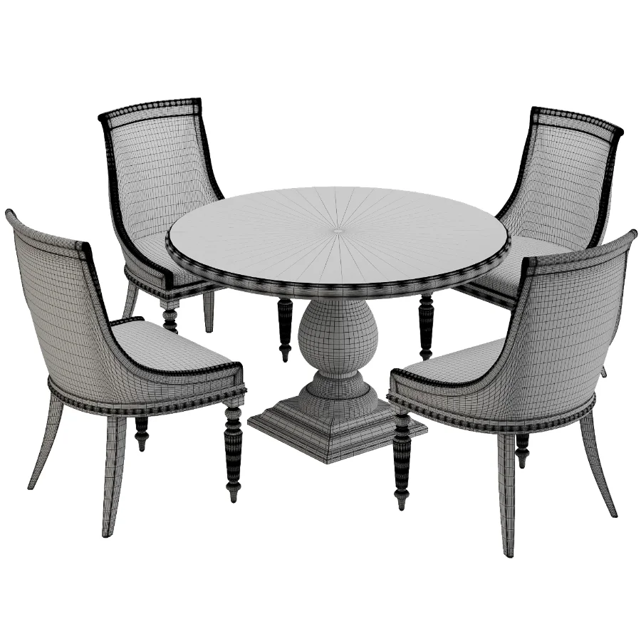 Dinning chair and table368 - Image 5