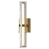 Soren Fluted Glass LED Tube Wall Sconce - Thumbnail 2