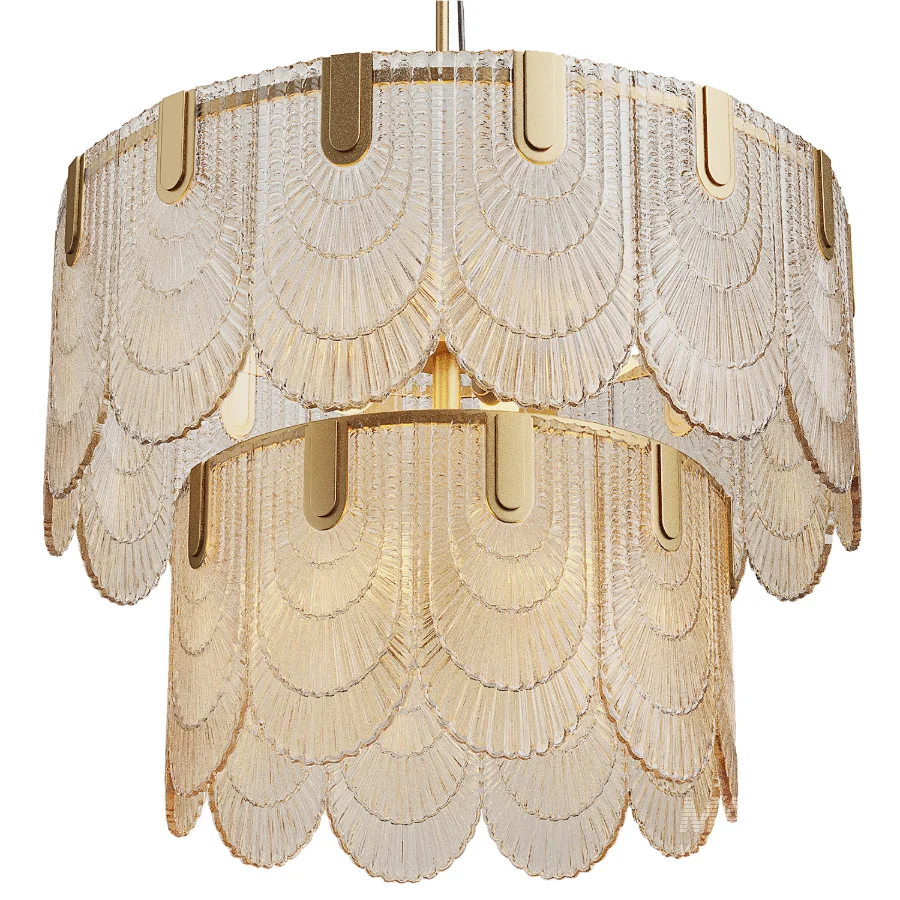 Hoome Delier Golden Chandelier - Image 1