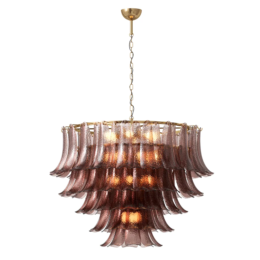 Large Modern Italian Murano Chandelier Palma EL151 - Image 3
