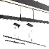 Tie Stix Metal Center Feed Suspension Light - Thumbnail 2