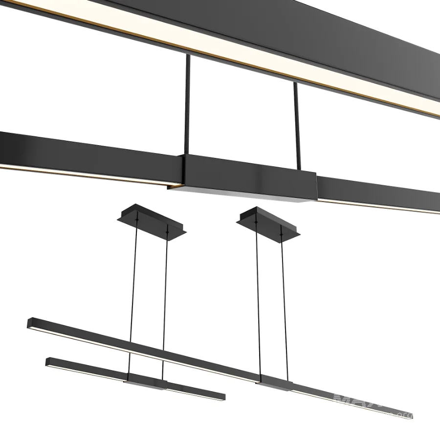 Tie Stix Metal Center Feed Suspension Light - Image 2