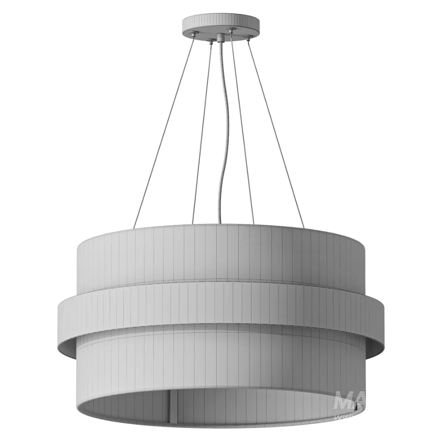 Freya Bride Fabric Pendant Lamp - Image 3