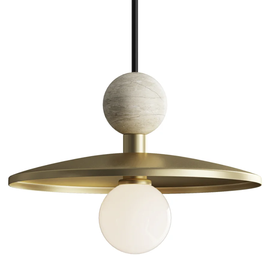 Brass pendant light - Image 1