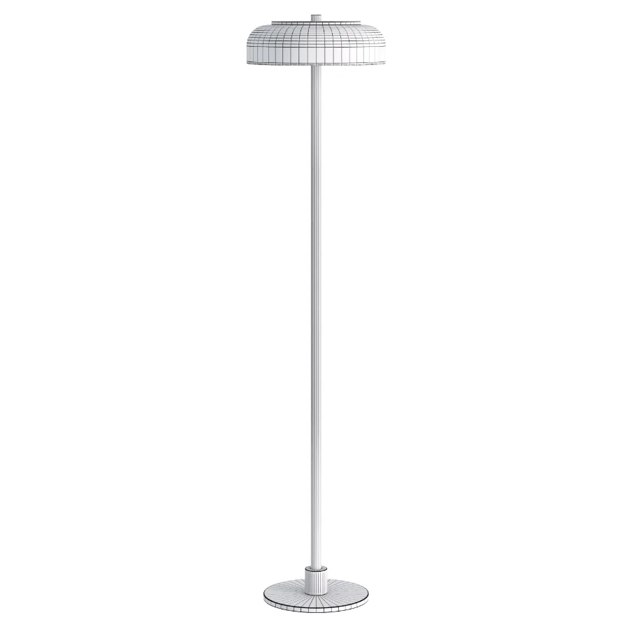 Small mouth blown LED floor lamp Blossi - Image 2