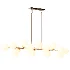 Candelabro Sputnik Lineal Negro de 16 Luces - Thumbnail 1