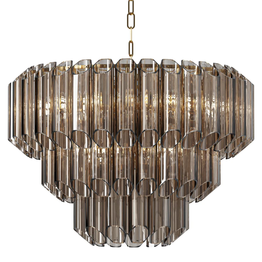 Aurum Cascade Glass Chandelier - Image 1