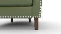Leather Barrel Accent Chair - Thumbnail 7