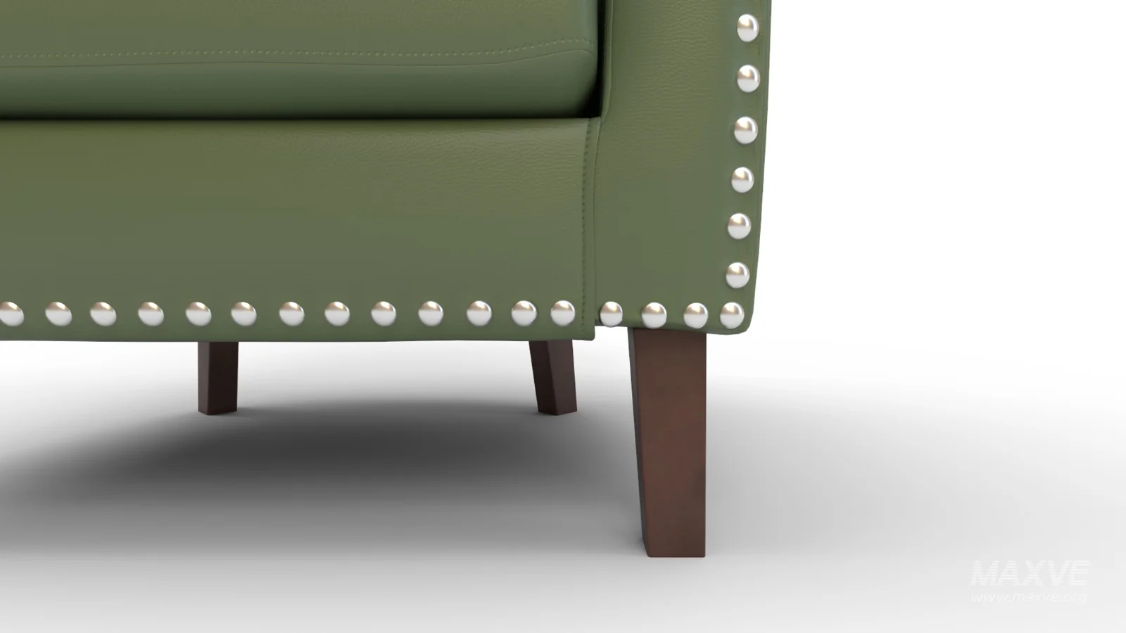 Leather Barrel Accent Chair - Image 7