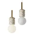LED Chandelier Modern Stone Bedside Pendant Light - Thumbnail 1