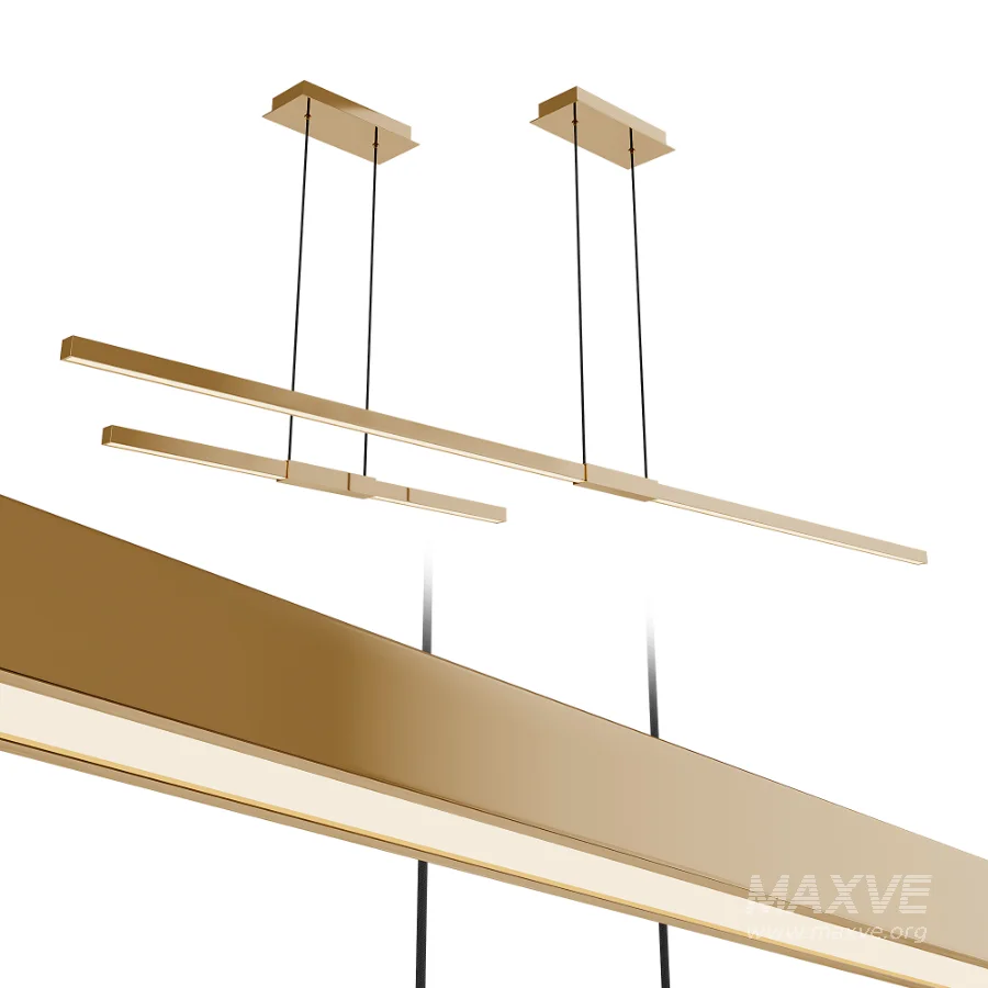Tie Stix Metal Center Feed Suspension Light - Image 6